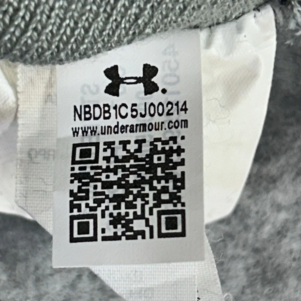 Under Armour Youth Stephen Curry SC Pom Beanie Hat Black Gray OSFA Cuffed Knit